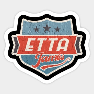 Etta James vintage art Sticker